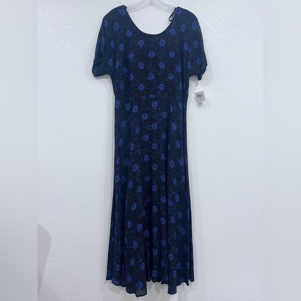 NWT Vintage Rabbit Rabbit Rabbit Designs midi short sleeve dress. - Picture 5 of 15